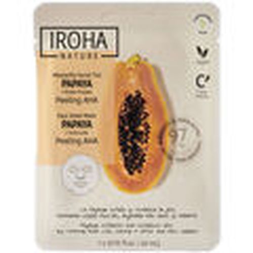 Mascarilla Papaya Peeling Aha Mascarilla Facial Tisú para hombre - Iroha Nature - Modalova