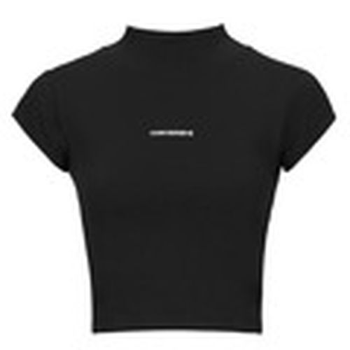 Camiseta WORDMARK TOP BLACK para mujer - Converse - Modalova