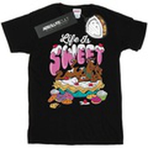 Camiseta manga larga Life Is Sweet para hombre - Scooby Doo - Modalova