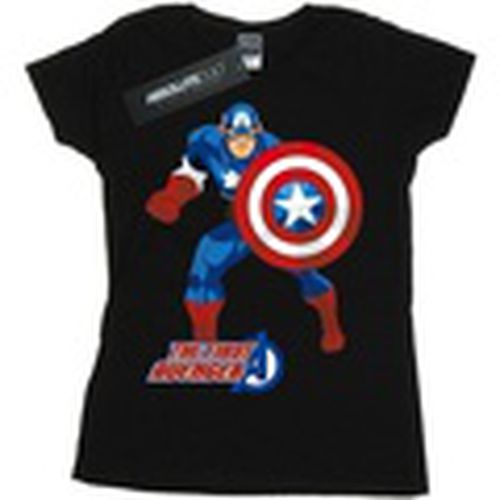 Camiseta manga larga The First Avenger para mujer - Captain America - Modalova
