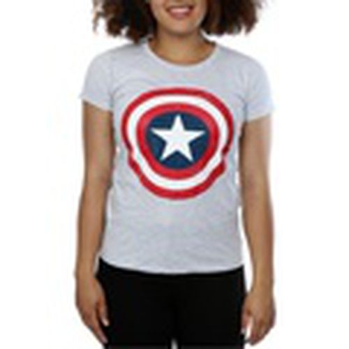 Camiseta manga larga BI366 para mujer - Captain America - Modalova