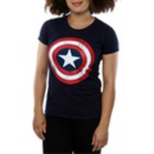 Camiseta manga larga BI366 para mujer - Captain America - Modalova