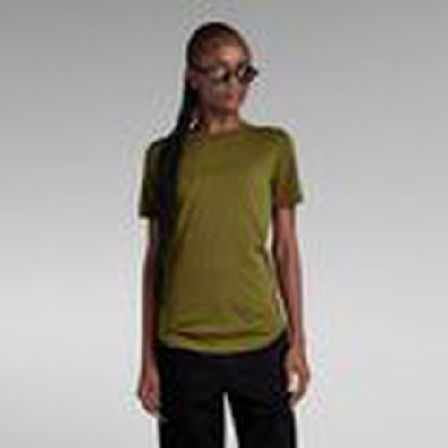 Tops y Camisetas D24216-4107 AUTOGRAPH SLIM TOP-C744 DARL OLIVE para mujer - G-Star Raw - Modalova