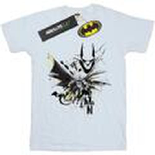 Camiseta manga larga Batman Batface Splash para hombre - Dc Comics - Modalova