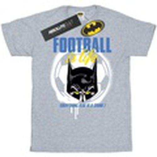 Camiseta manga larga Batman Football is Life para hombre - Dc Comics - Modalova