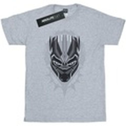 Camiseta manga larga Black Panther Head para mujer - Marvel - Modalova