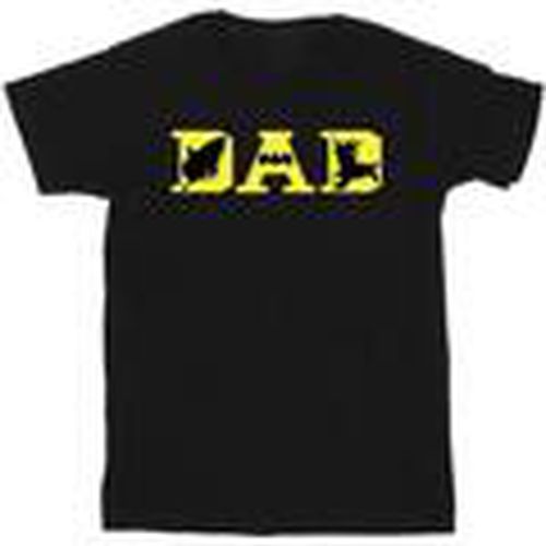 Camiseta manga larga Dad With Bat Icons para hombre - Dc Comics - Modalova