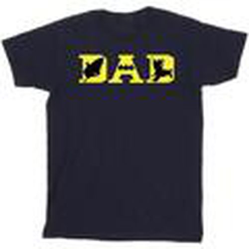 Camiseta manga larga Dad With Bat Icons para hombre - Dc Comics - Modalova