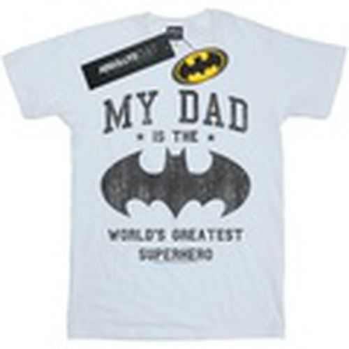 Camiseta manga larga My Dad Is Batman para hombre - Dc Comics - Modalova