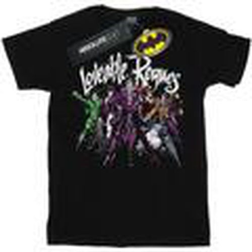 Camiseta manga larga Batman Loveable Rogues para hombre - Dc Comics - Modalova