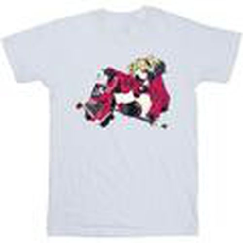 Camiseta manga larga Harley Quinn Rollerskates para hombre - Dc Comics - Modalova