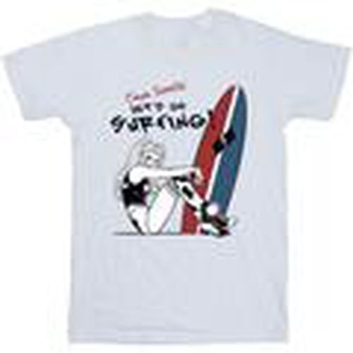 Camiseta manga larga Harley Quinn Let's Go Surfing para hombre - Dc Comics - Modalova