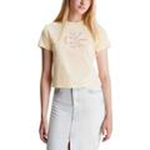 Tops y Camisetas BOLD MONOLOGO BABY TEE para mujer - Calvin Klein Jeans - Modalova