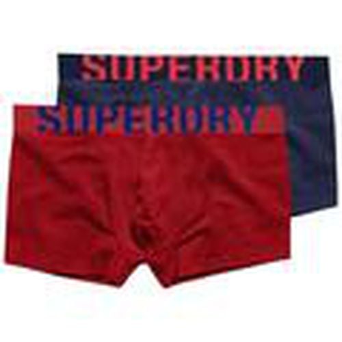 Boxer TRUNK DUAL LOGO DOUBLE PACK para hombre - Superdry - Modalova