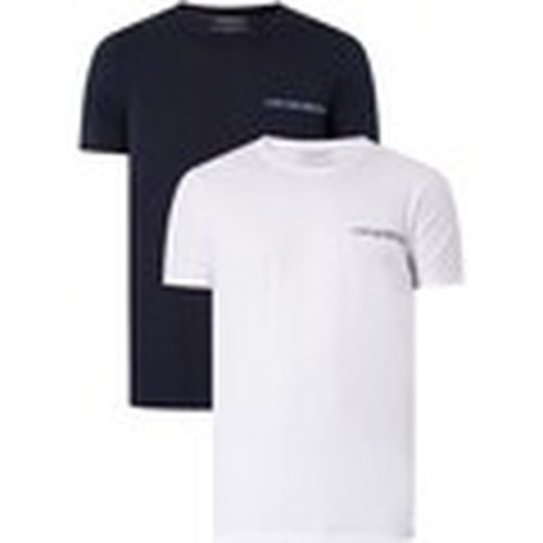 Camiseta Pack De 2 Camisetas Lounge Crew para hombre - Emporio Armani - Modalova