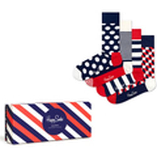 Calcetines Classic Navy 4-Pack Gift Box para hombre - Happy socks - Modalova