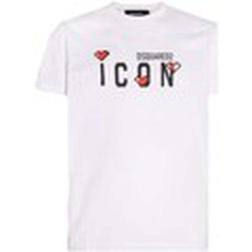 Camiseta - Camiseta 'Icon Heart Pixel' para hombre - Dsquared - Modalova