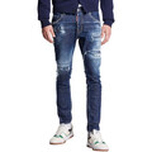 Pantalones ® - Pantalón Vaquero Dark Ripped Wash ""Super Twinky"" para hombre - Dsquared - Modalova