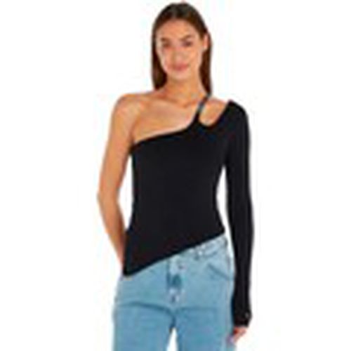 Blusa - Blusa Asimétrica con Logo para mujer - Tommy Jeans - Modalova