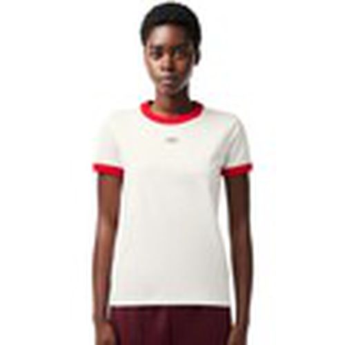 Blusa - Camiseta Tennis Badge Slim Fit para mujer - Lacoste - Modalova