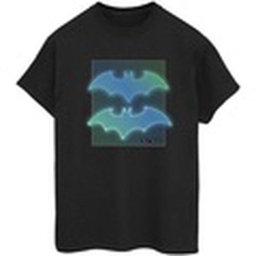 Camiseta manga larga Batman Grid Gradient para mujer - Dc Comics - Modalova