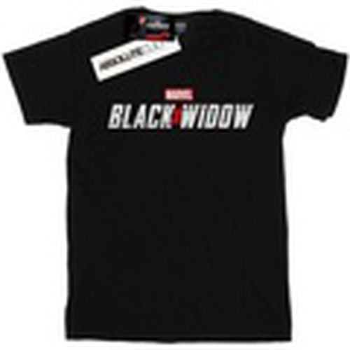Camiseta manga larga Black Widow Movie Logo para hombre - Marvel - Modalova
