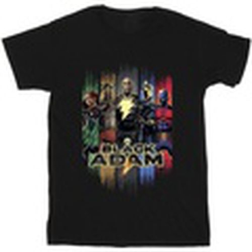 Camiseta manga larga Black Adam JSA Complete Group para hombre - Dc Comics - Modalova