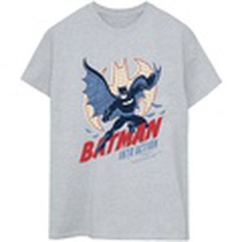 Camiseta manga larga Batman Into Action para mujer - Dc Comics - Modalova