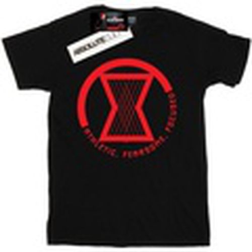 Camiseta manga larga Black Widow Movie Athletic Logo para hombre - Marvel - Modalova
