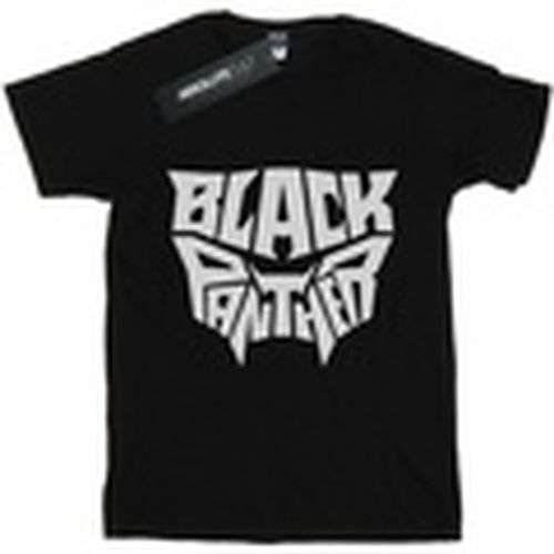 Camiseta manga larga Black Panther Worded Emblem para mujer - Marvel - Modalova