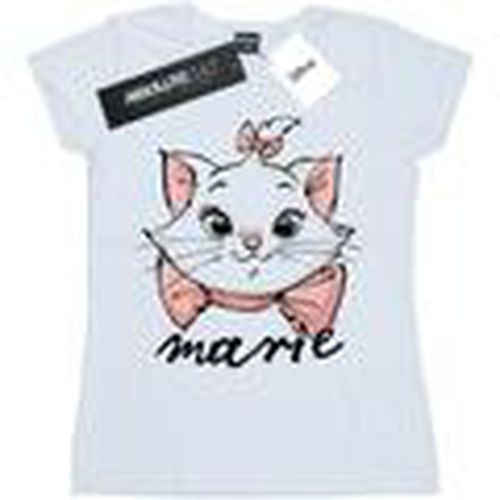 Camiseta manga larga The Aristocats Marie Sketch Face para mujer - Disney - Modalova