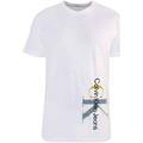 Camiseta TWO TONE MONOLOGO TEE para hombre - Calvin Klein Jeans - Modalova