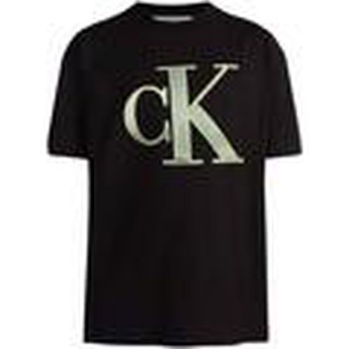 Camiseta PERFORATED MONOLOGO TEE para hombre - Calvin Klein Jeans - Modalova