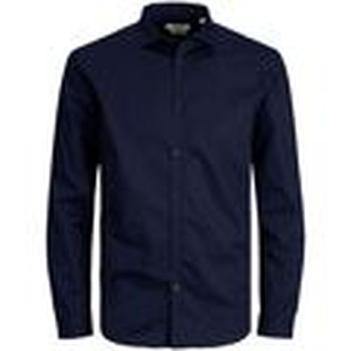 Camisa manga larga 12235157 CARDIFF-NAVY BLAZER para hombre - Jack & Jones - Modalova