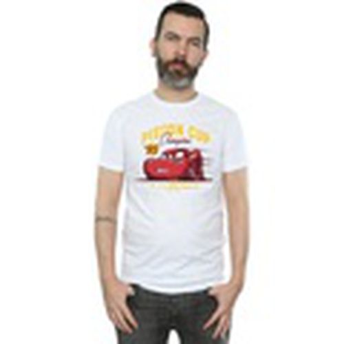 Camiseta manga larga Cars Piston Cup Champion para hombre - Disney - Modalova