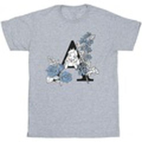 Camiseta manga larga Alice In Wonderland Letter A para hombre - Disney - Modalova