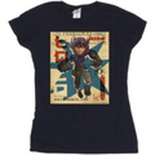 Camiseta manga larga Big Hero 6 Baymax Hiro Newspaper para mujer - Disney - Modalova