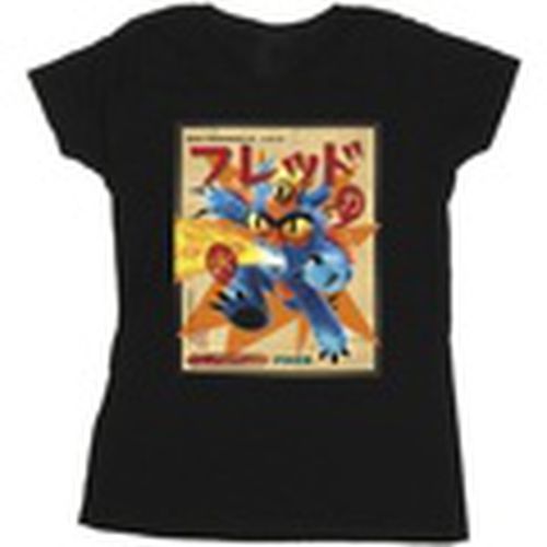 Camiseta manga larga Big Hero 6 Baymax Fred Newspaper para mujer - Disney - Modalova