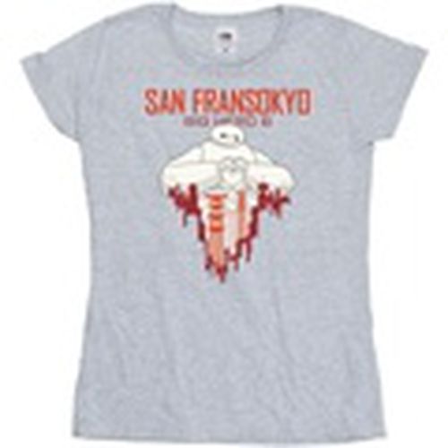 Camiseta manga larga Big Hero 6 Baymax San Fransokyo Heart para mujer - Disney - Modalova