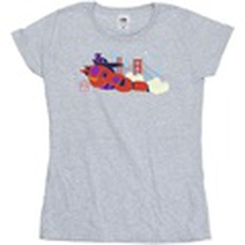 Camiseta manga larga Big Hero 6 Baymax Hiro Bridge para mujer - Disney - Modalova