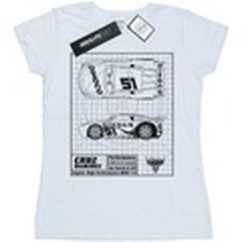Camiseta manga larga Cars Cruz Ramirez Blueprint para mujer - Disney - Modalova