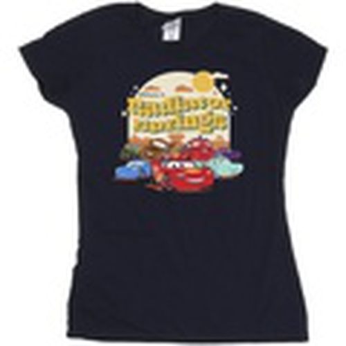 Camiseta manga larga Cars Radiator Springs Group para mujer - Disney - Modalova