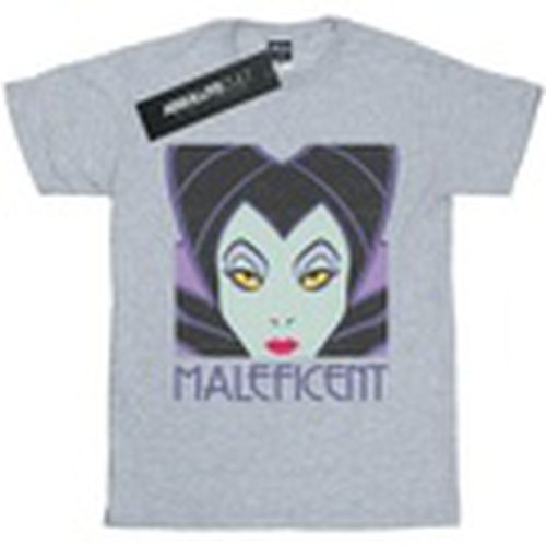 Camiseta manga larga Maleficent Cropped Head para mujer - Disney - Modalova