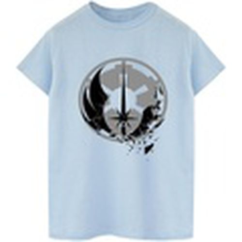 Camiseta manga larga Obi-Wan Kenobi Fractured Logos para hombre - Disney - Modalova