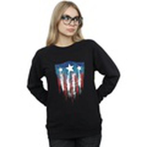 Jersey Captain America Flag Shield para mujer - Marvel - Modalova