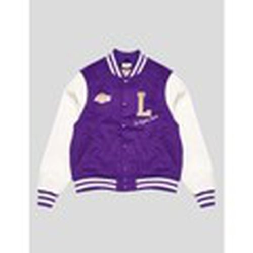 Chaquetas Chaqueta NBA Varsity - LA Lakers Púrpura para hombre - Mitchell And Ness - Modalova