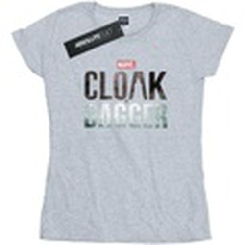 Camiseta manga larga Cloak And Dagger Logo para mujer - Marvel - Modalova