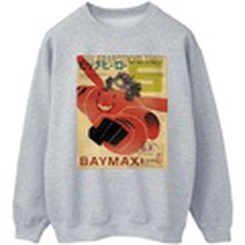 Jersey Big Hero 6 Baymax Flying Baymax Newspaper para hombre - Disney - Modalova