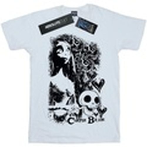 Camiseta manga larga Skull Logo para mujer - Corpse Bride - Modalova