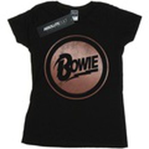Camiseta manga larga Rose Gold Circle para mujer - David Bowie - Modalova